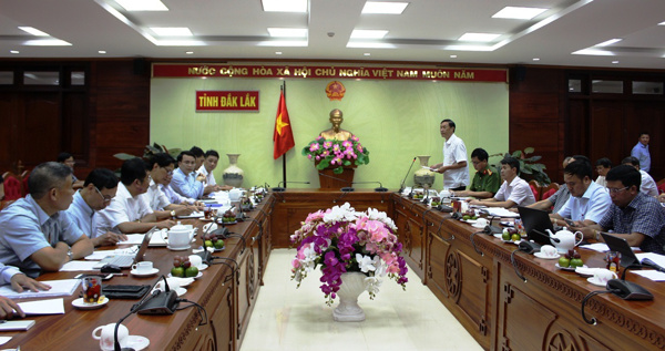 Thứ trưởng Bộ Xây dựng Nguyễn Đình Toàn làm việc với tỉnh Đắk Lắk